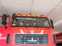 Зустріч дев&quot;ятикласників з працівниками пожежно-рятувальної частини